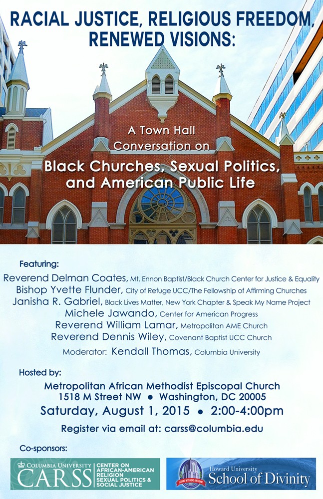 Racial Justice, Religious Freedom, Renewed Visions Poster